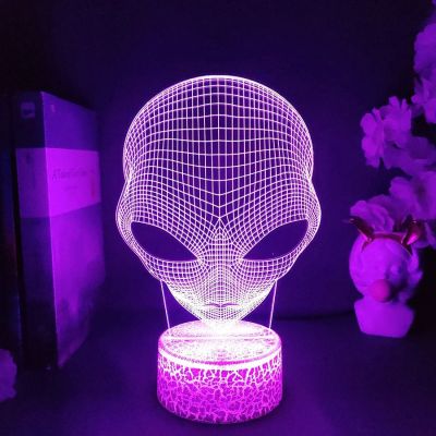 Alien Shape 3-D Light